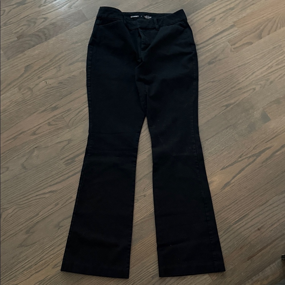 Old Navy Black Pixie Flare Pants